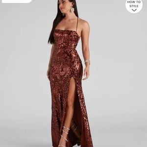 Windsor prom dress - Rowena sequin mermaid